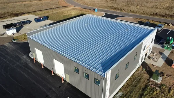 Cloquet Galvalume 238T Metal Building — Collins Roofing