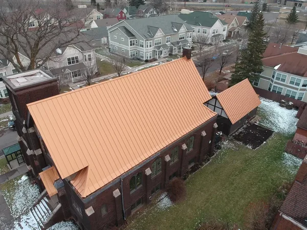 Eau Claire Copper Standing Seam — Collins Roofing