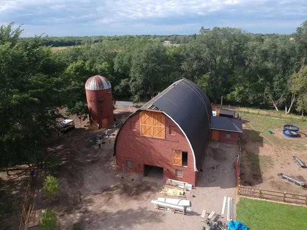 Faribault Barn Restoration — Collins Roofing