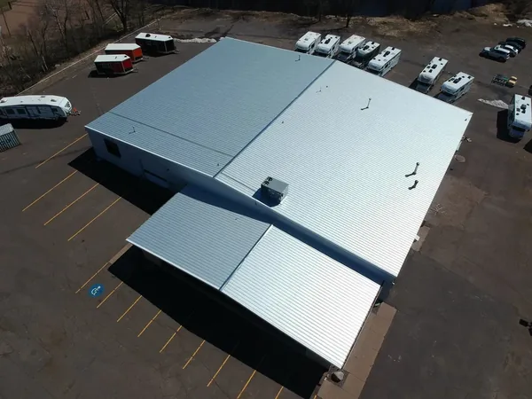 Hutchinson Commercial Metal Recover — Collins Roofing