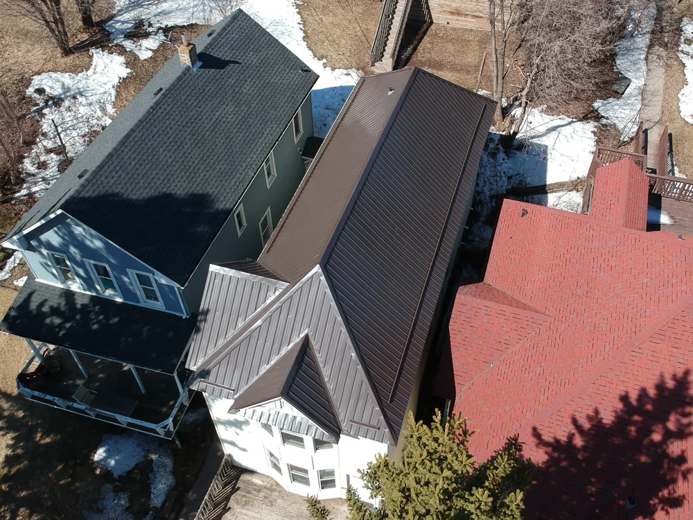 Minneapolis Patrician Bronze Metal Roof — Collins Roofing project photo