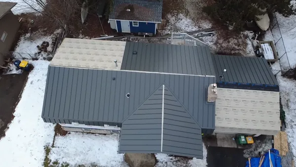 Rosemount Dark Charcoal Standing Seam — Collins Roofing