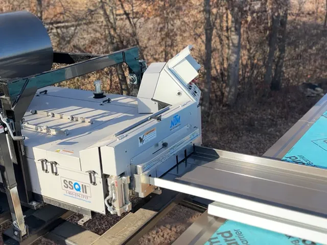 Onsite Roll Forming — Collins Roofing & Sheet Metal