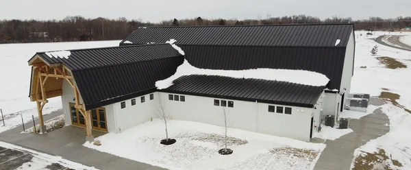 St. Cloud Modern Barn Standing Seam — Collins Roofing