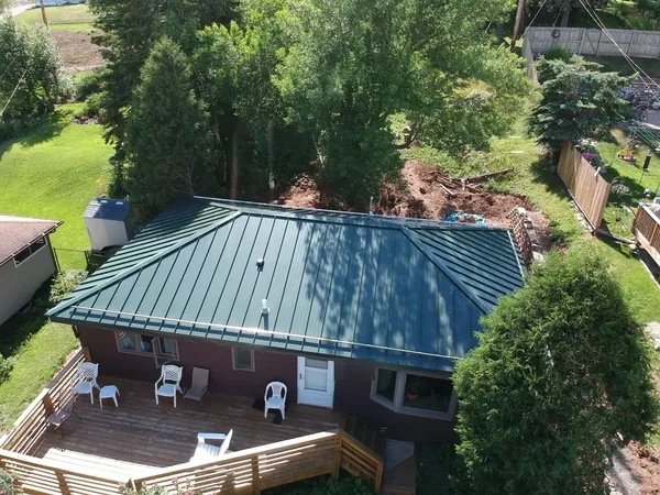Evergreen Standing Seam Metal Roof — Collins Roofing